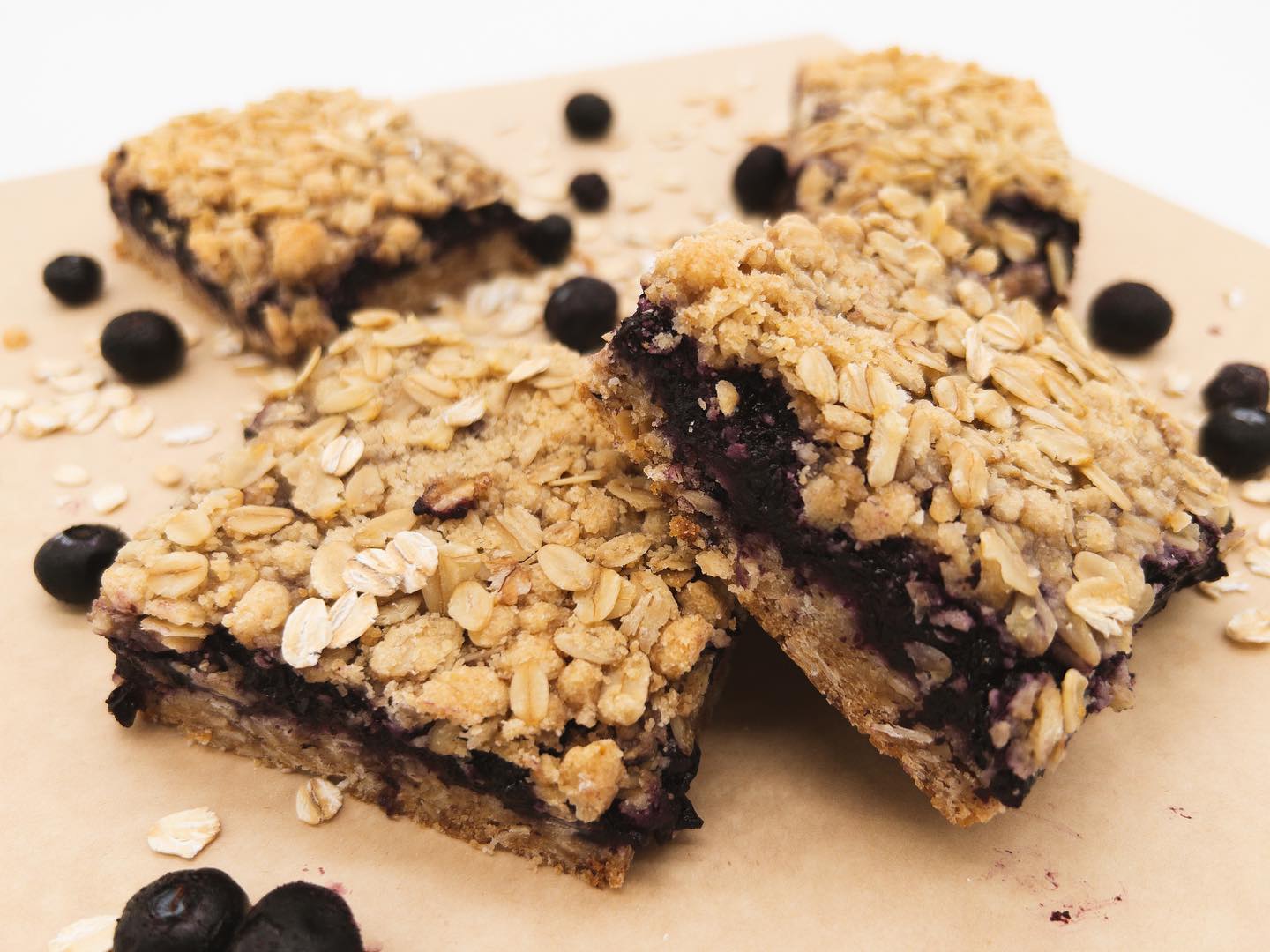 Blueberry Pie Bars! Perfectly sweet crust, a homemade blueberry filling & topped with crumble. 

#blueberryseason #shoplocal #shopsmall